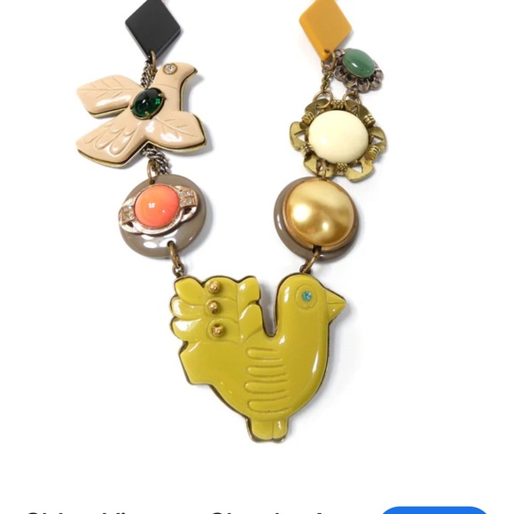 Chloé Vintage Bird Motif Necklace - Picture 4 of 4